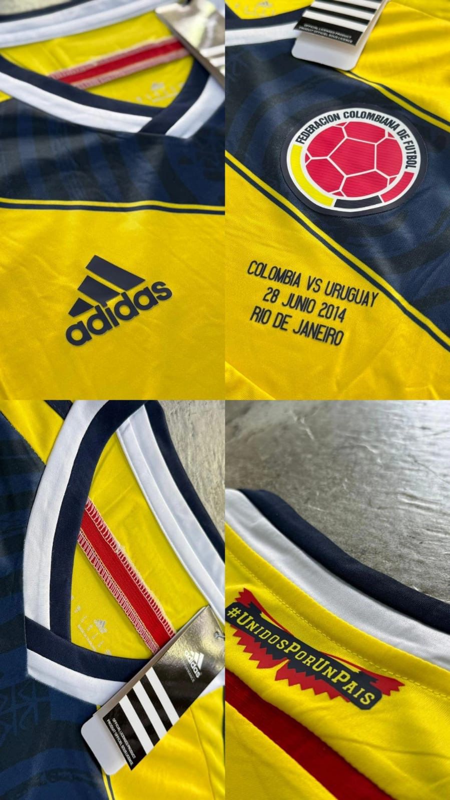 CAMISETA COLOMBIA 2014 (MUNDIAL BRAZIL)